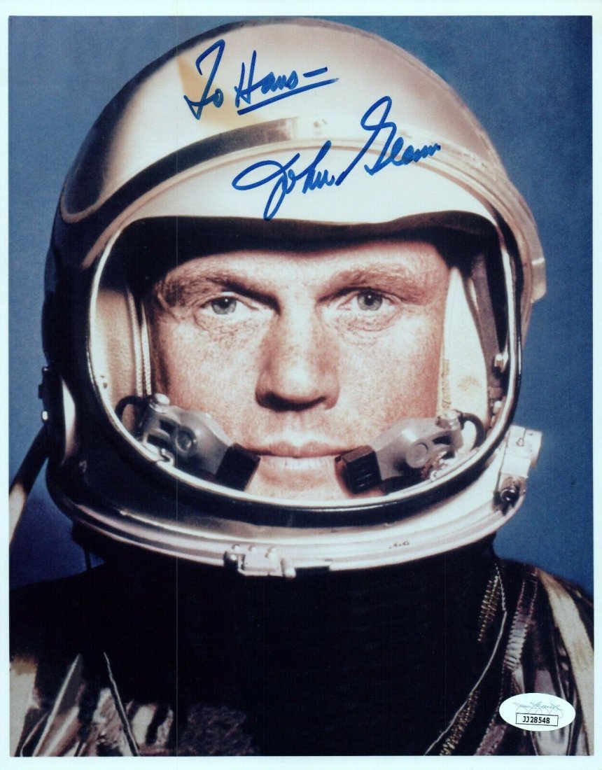 John Glenn Astronaut Signed 8x10 Photo with JSA COA (1 of 1)