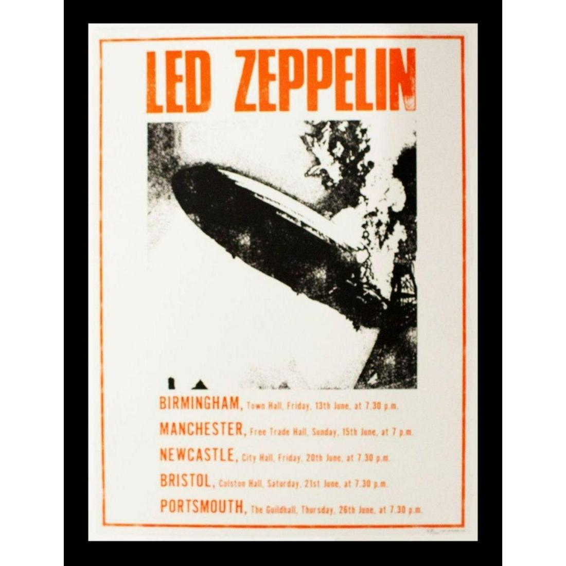 ORIGINAL Edition Led Zeppelin England Tour Poster -RARE (1 of 1)