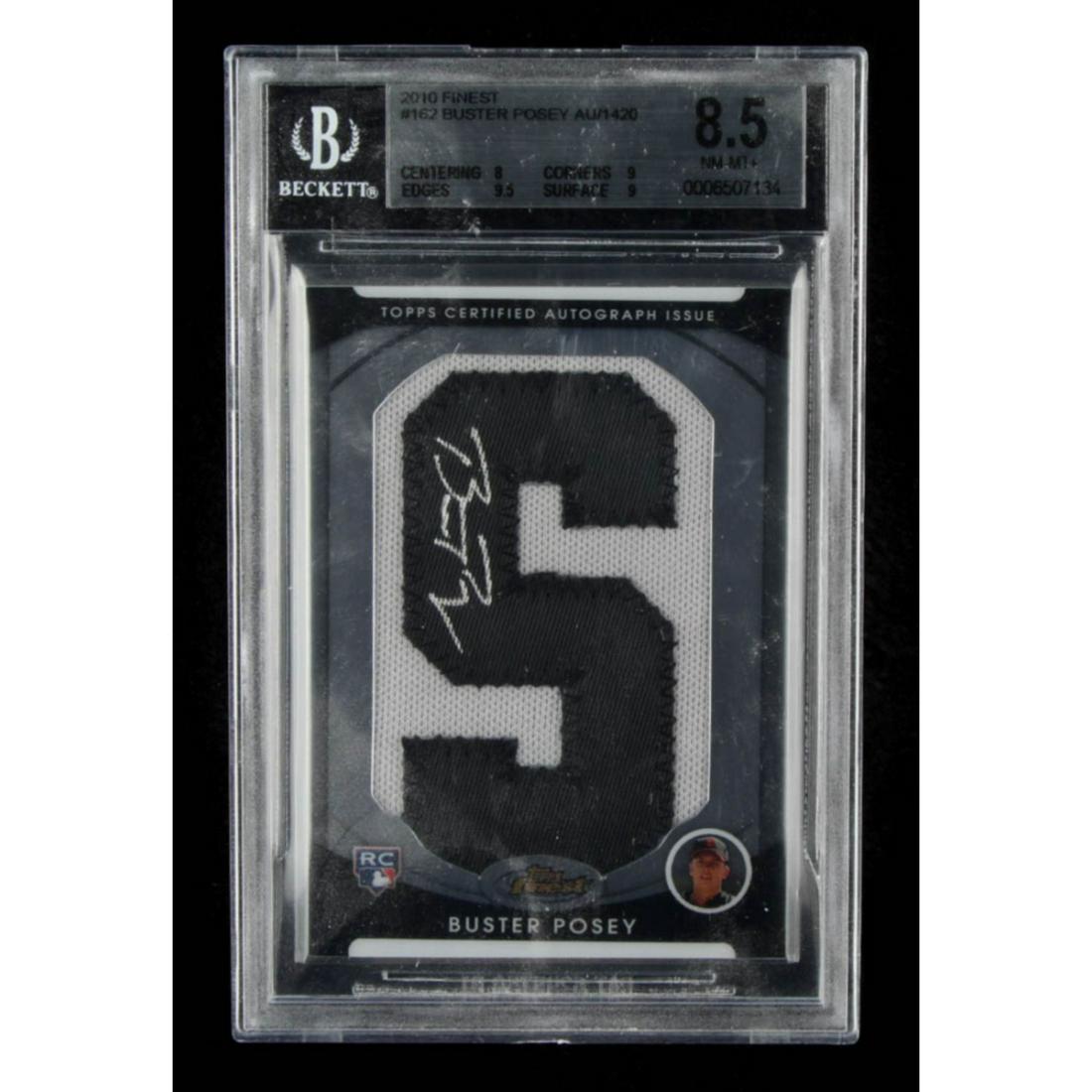 Buster Posey 2010 Finest #162 #71/284 (BGS 8.5) (1 of 1)