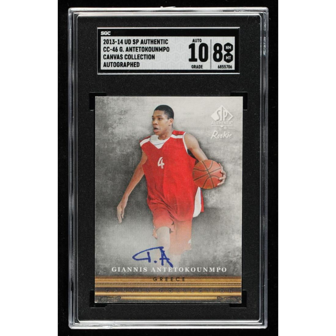 Giannis Antetokounmpo 2013-14 SP Authentic Canvas (1 of 1)