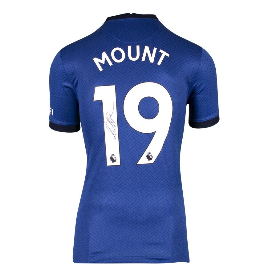 Mason Mount signed and Framed Chelsea Jersey BAS (1 of 2)