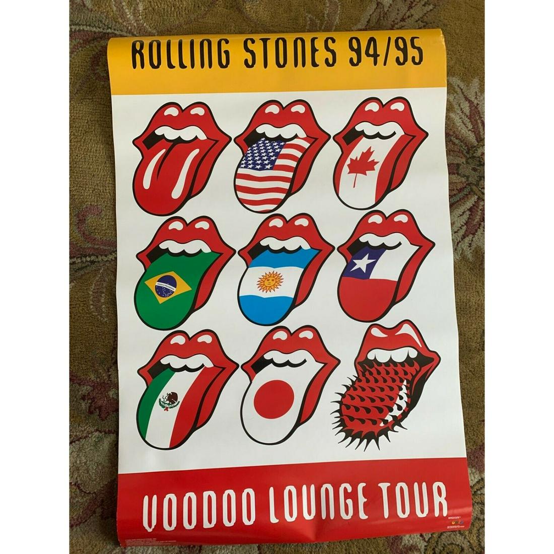 94' Rolling Stones Tour Poster (1 of 1)