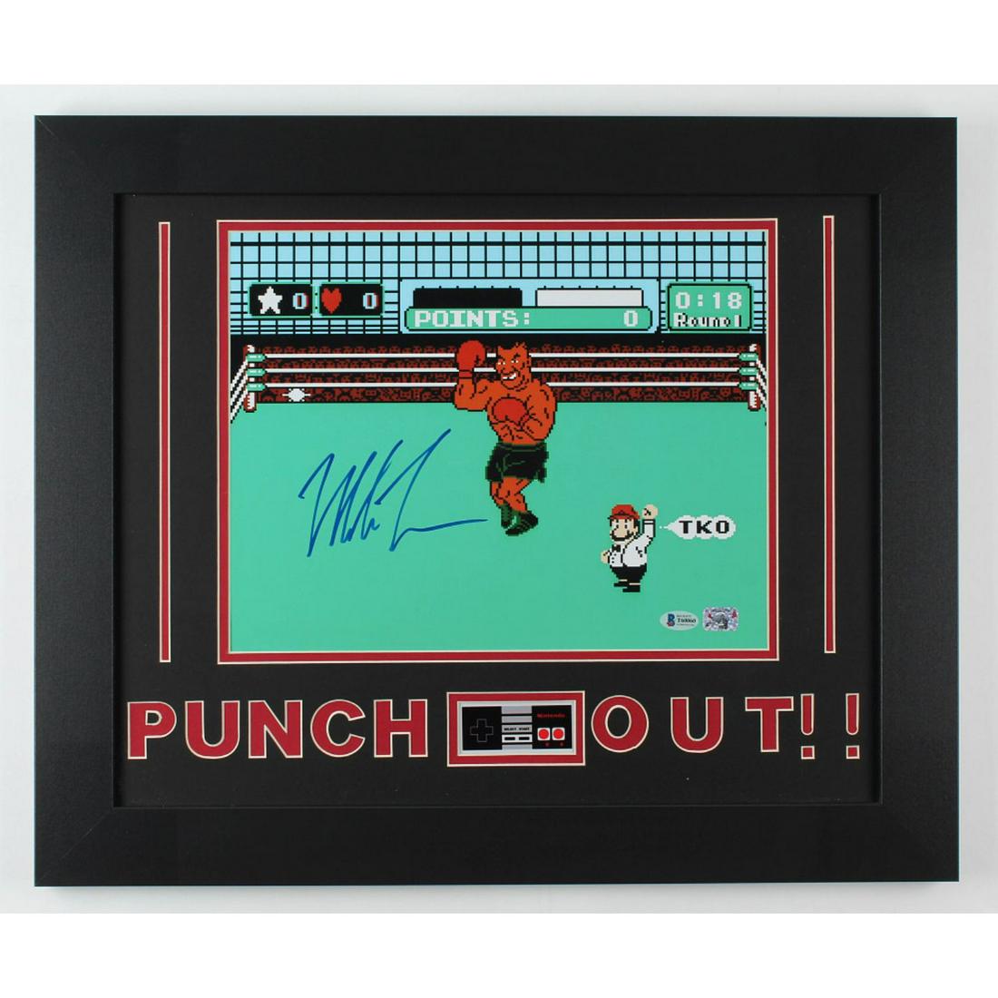Mike Tyson Signed "Punch-Out!!" 18x22 Custom Framed (1 of 1)