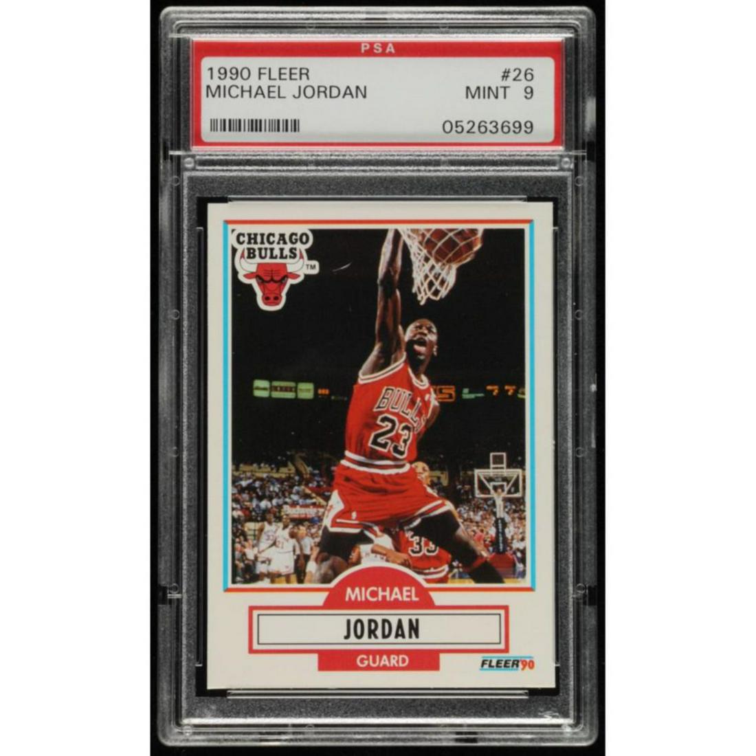 Michael Jordan 1990-91 Fleer #26 (PSA 9) (1 of 1)