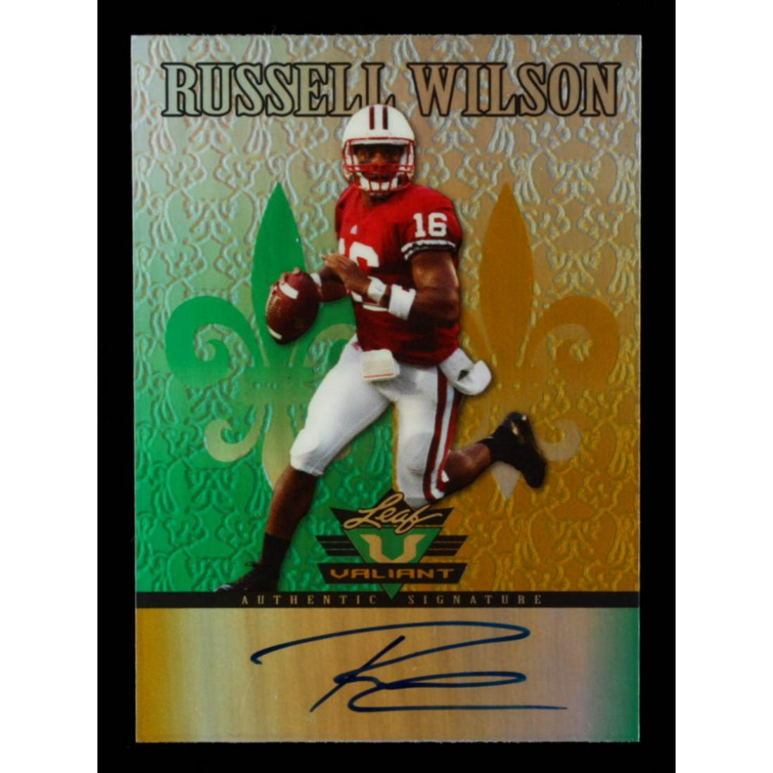 Russell Wilson 2012 Leaf Valiant Draft #RW1 (1 of 2)