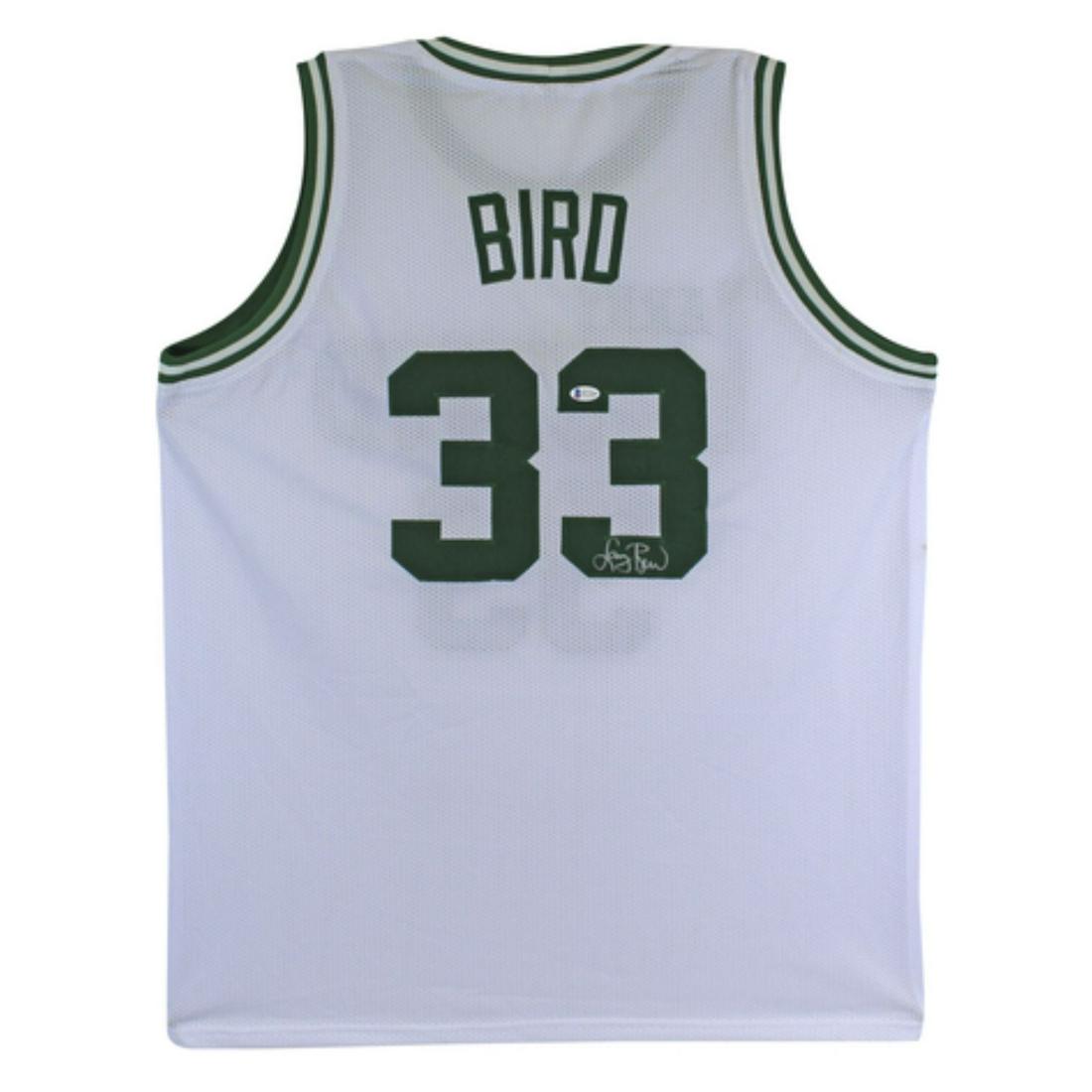 Larry Bird Authentic Signed White Pro Style Jersey (1 of 1)