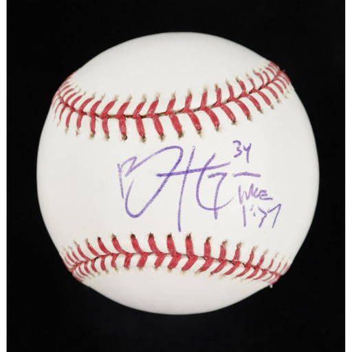 Bryce Harper Signed OML Baseball (JSA LOA) Jul 08, 2021 Activity