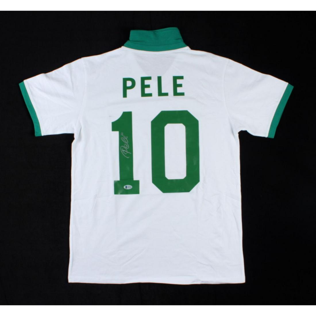 Pele Signed Jersey (Beckett COA) (1 of 2)