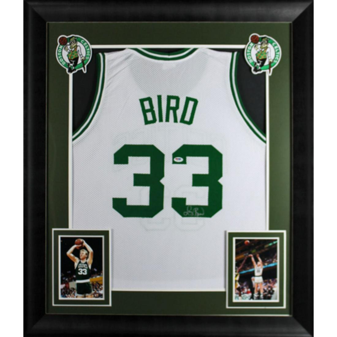 Larry Bird Authentic Signed White Pro Style Framed (1 of 1)