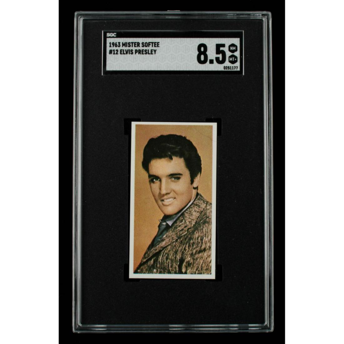Elvis Presley 1963 Mister Softee's Top 20 #12 (SGC 8.5) (1 of 2)