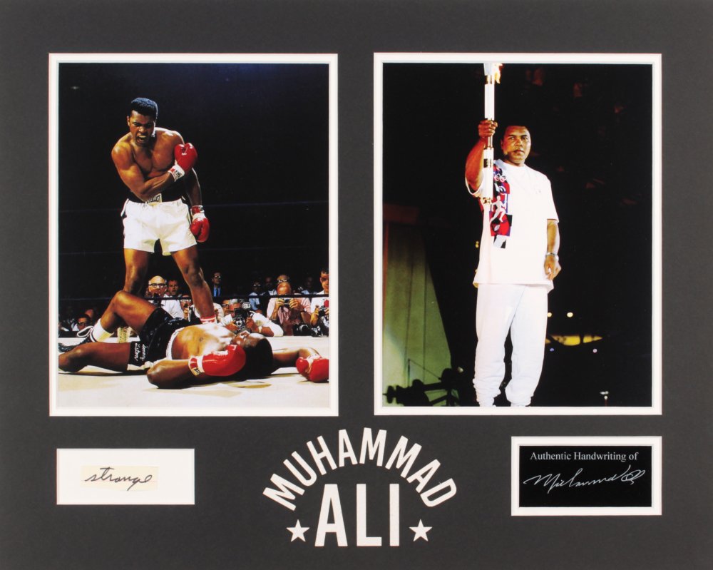 Muhammad Ali 16x20 Custom Matted Cut Display with (1) H (1 of 2)