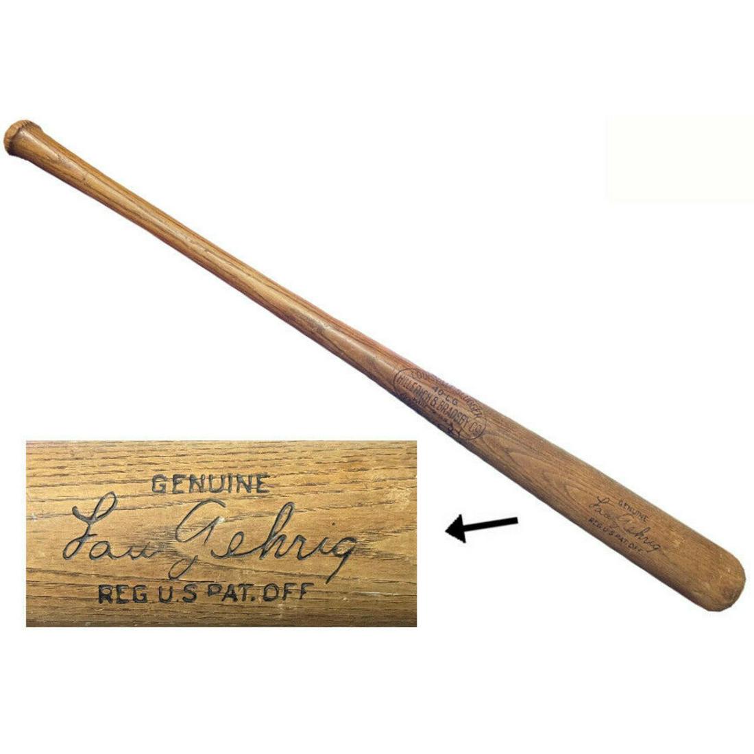 Lou Gehrig Vintage 1933/34 40-LG Louisville Slugger (1 of 1)