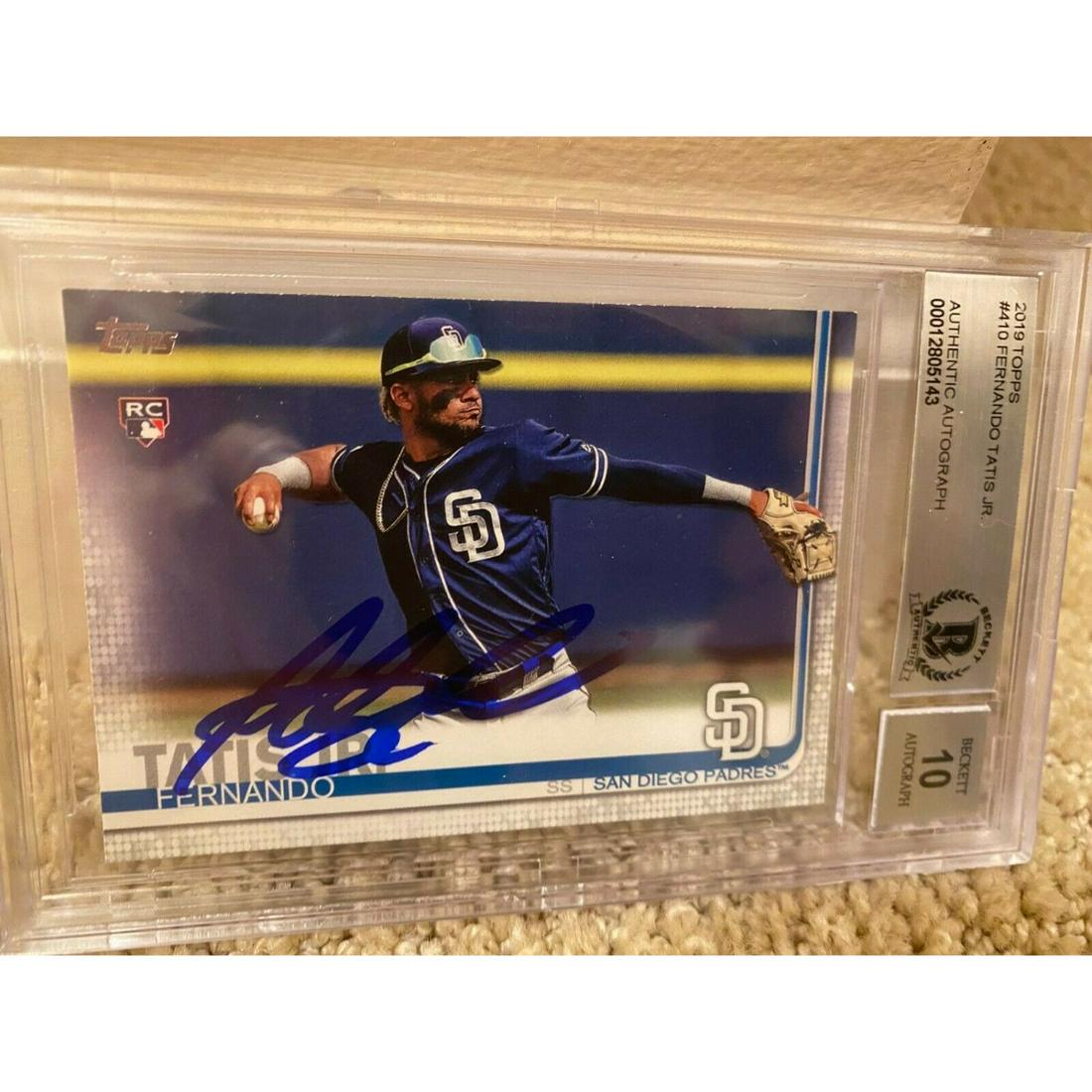 2019 Topps Series 2 Fernando Tatis Jr Rookie RC #410 (1 of 2)