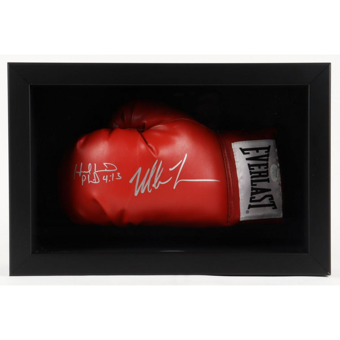 Mike Tyson & Evander Holyfield Signed 11x16x6 Custom (1 of 1)