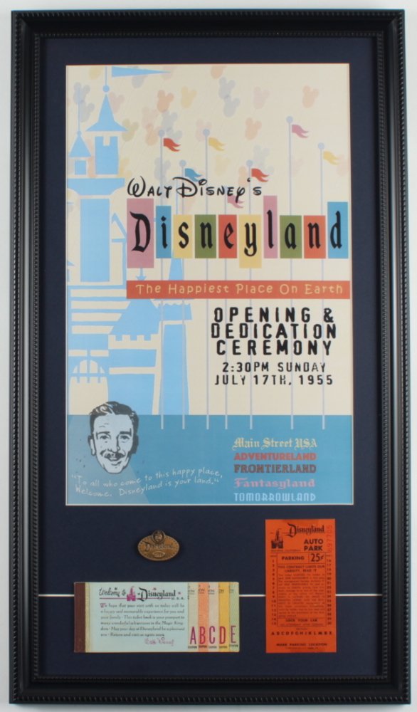 Walt Disneyland "Opening Dedication Ceremony" 15x26 Cus (1 of 1)