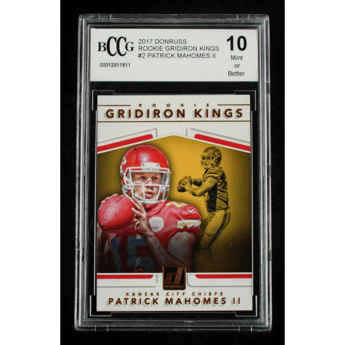 Patrick Mahomes II 2017 Donruss Optic Rookie Gridiron (1 of 2)