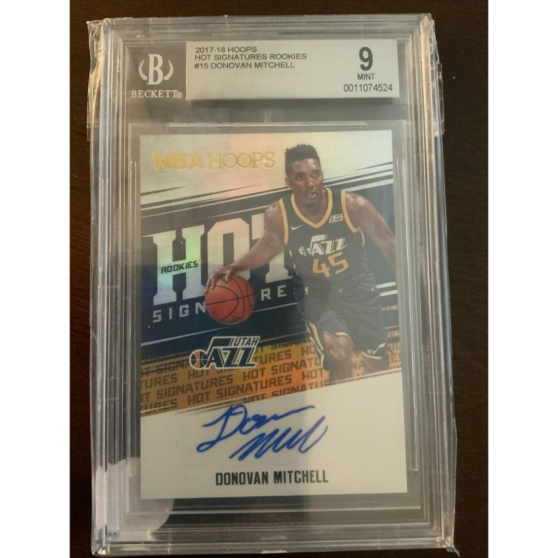 2017 Hoops Hot Signature Rookie Auto BGS 9/10 (1 of 3)