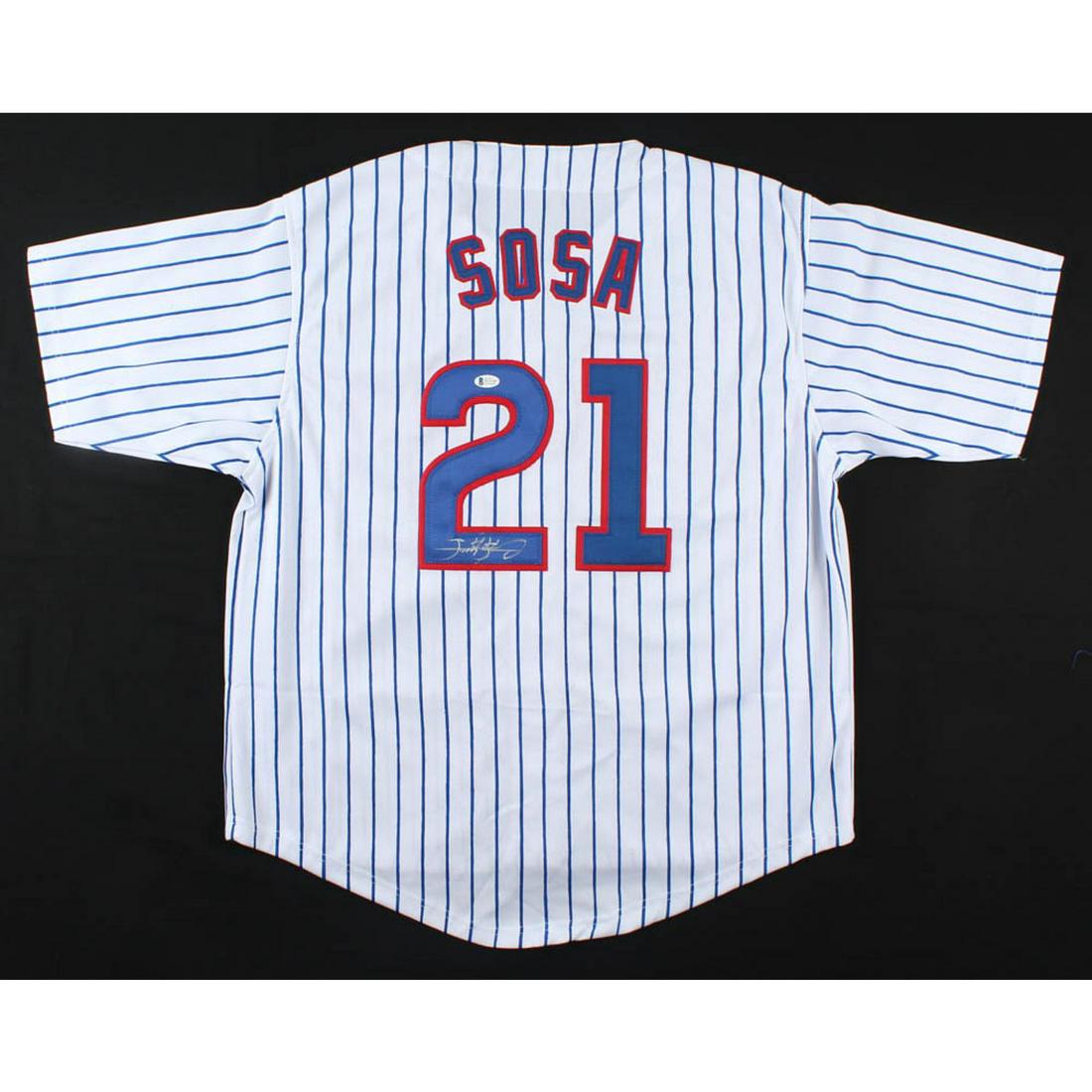 Sammy Sosa Signed Jersey (Beckett COA) (1 of 1)