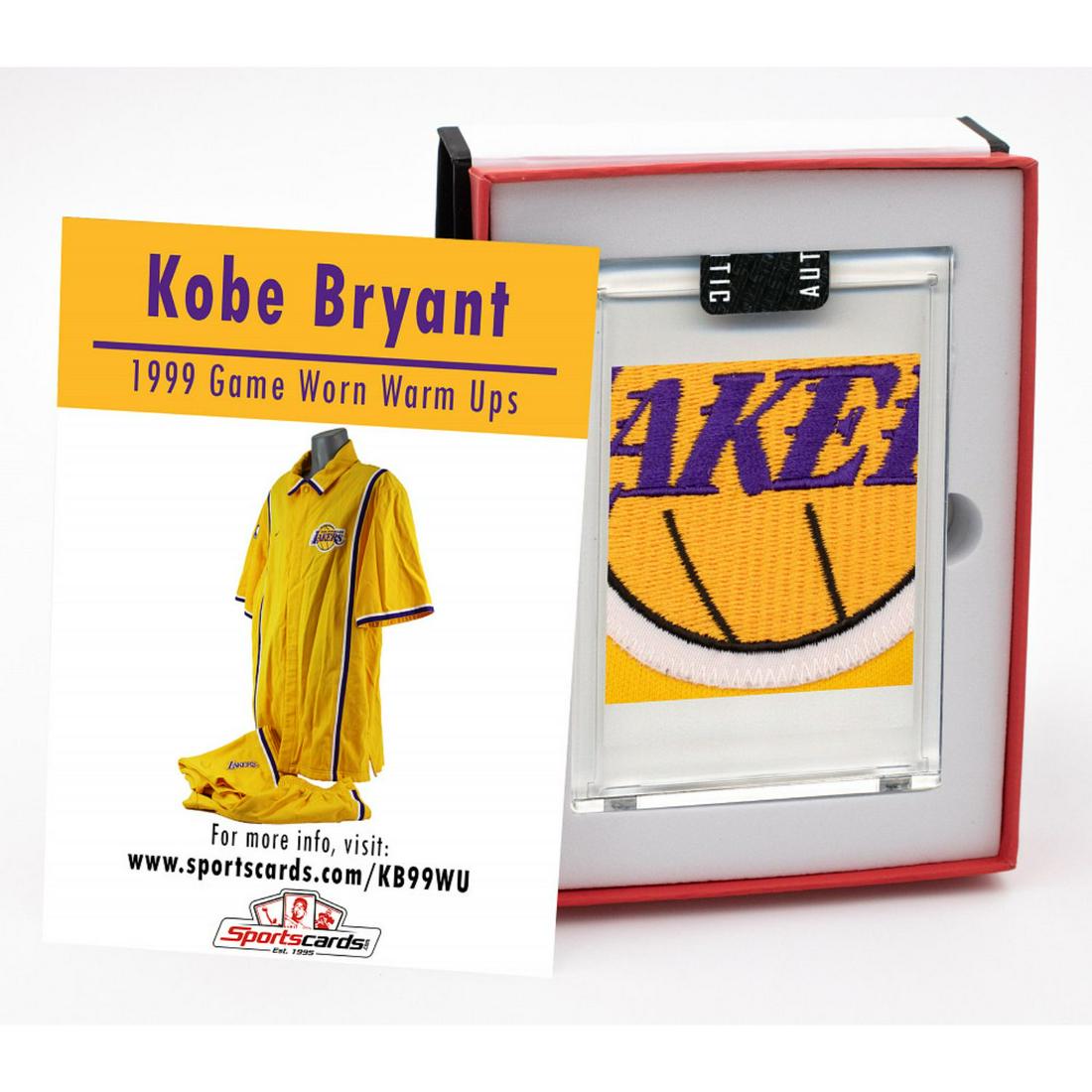1998-99 KOBE BRYANT GAME-WORN L.A. LAKERS WARM-UP SUIT (1 of 2)