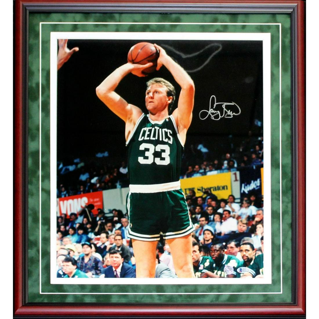 Larry Bird Autographed Framed 16x20 Photo (Beckett) (1 of 1)