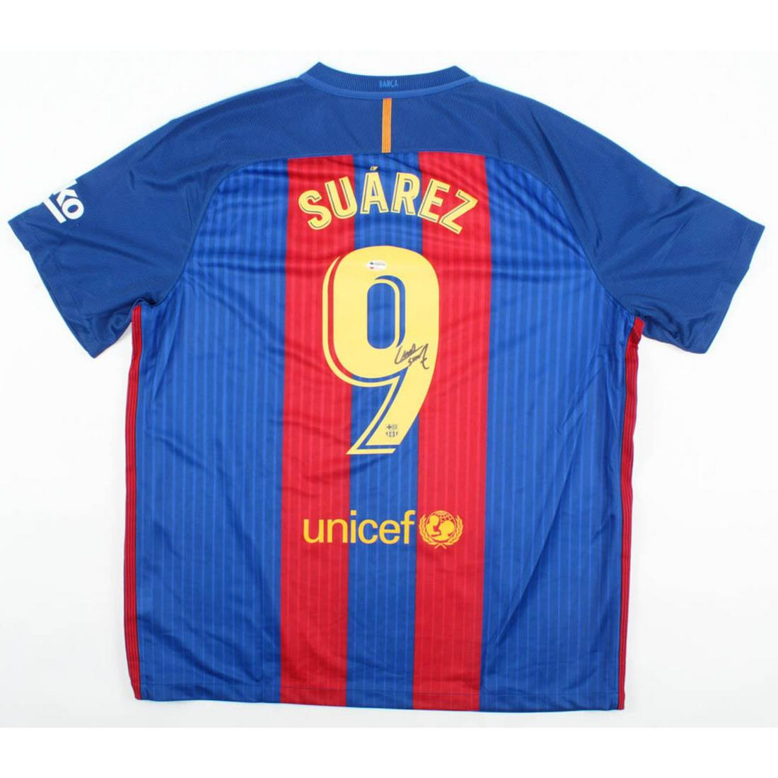 Luis Suarez Signed FC Barcelona Jersey (Beckett COA) (1 of 2)