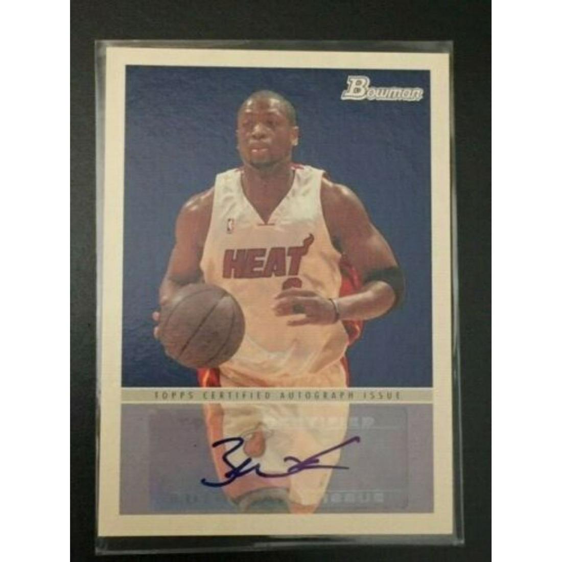 2009 Topps Bowman â€˜48 Miami Heat Dwyane Wade Auto (1 of 2)