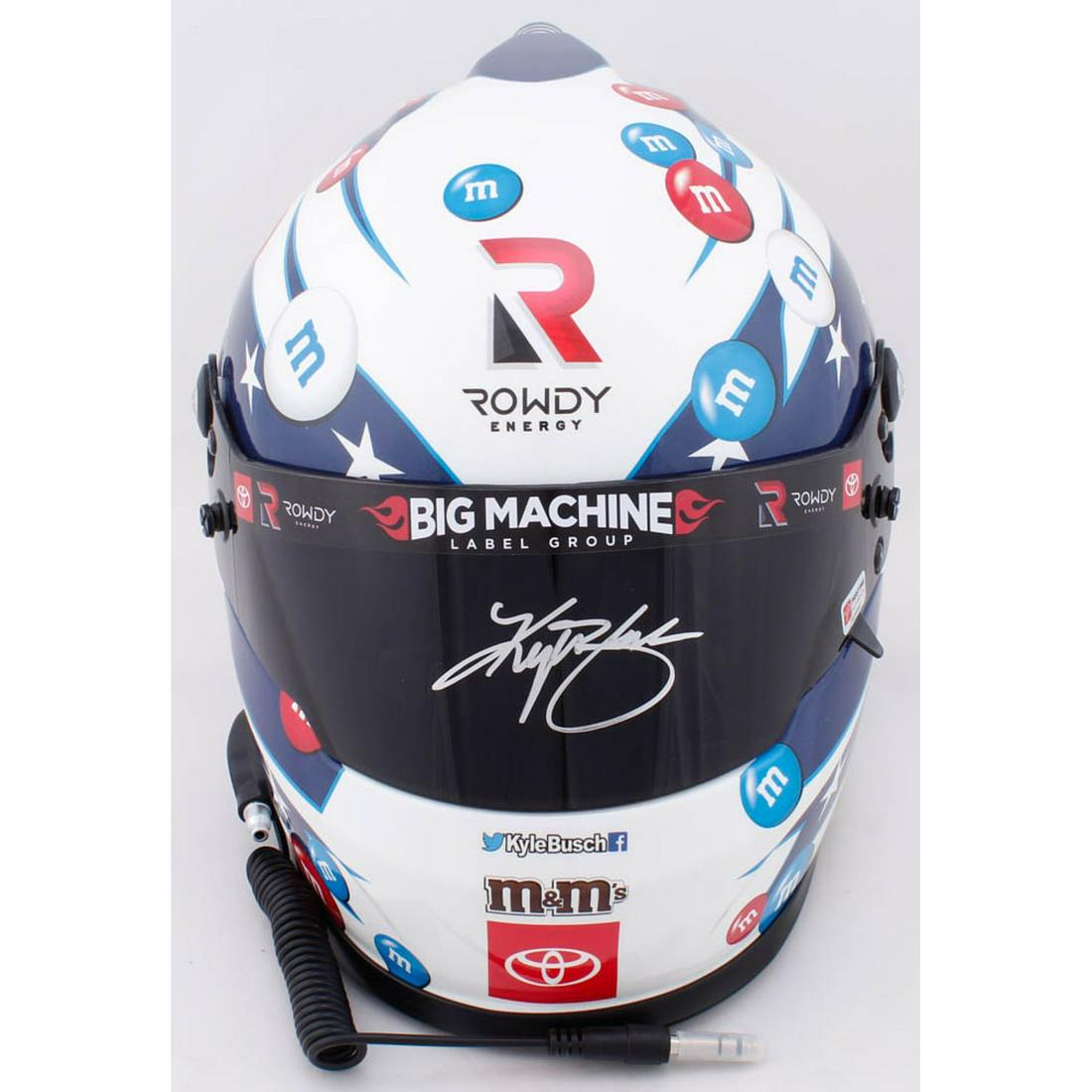 Kyle Busch Signed NASCAR M&M's Patriotic Full-Size (1 of 1)