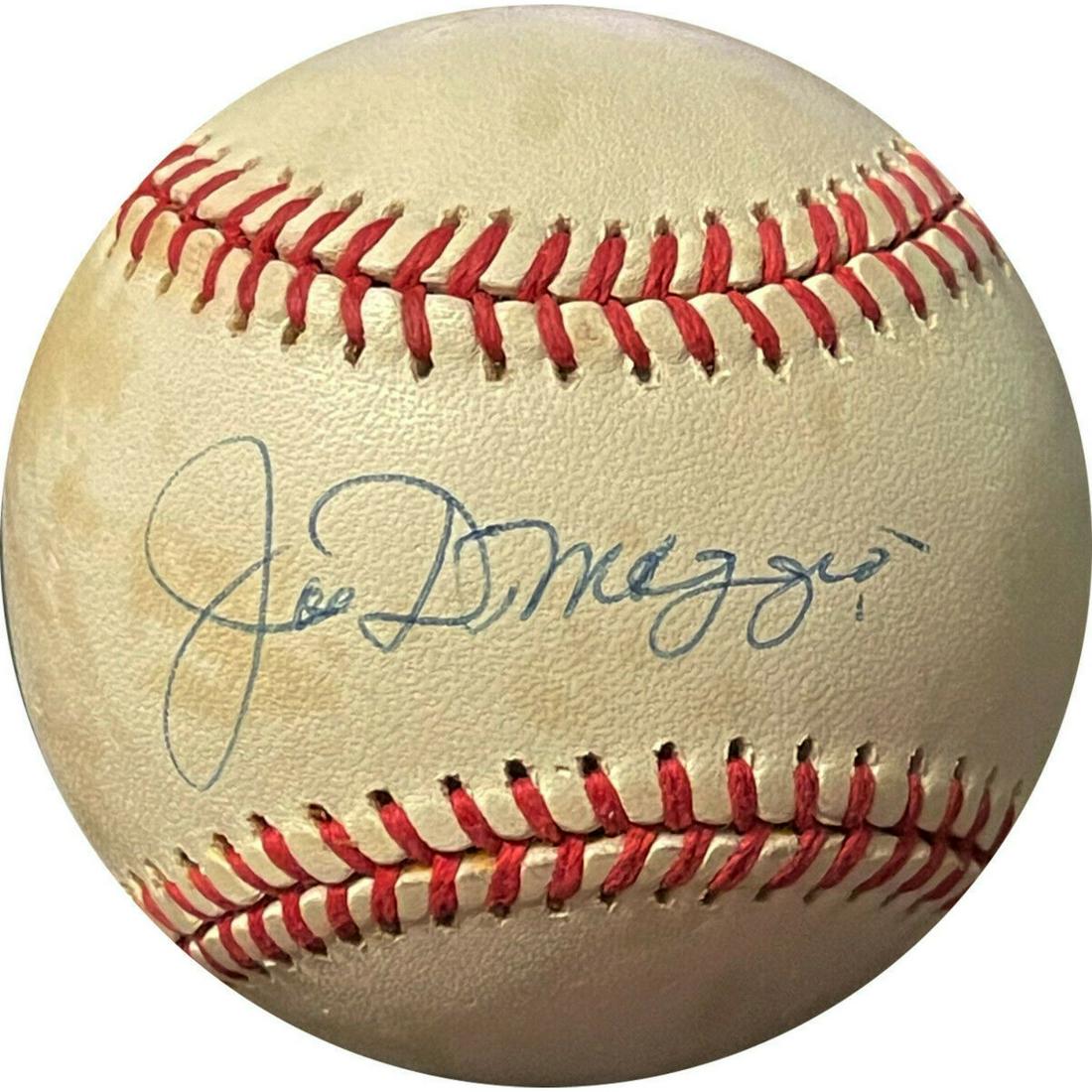 Joe DiMaggio signed Official Rawlings ROAL Baseball (1 of 1)
