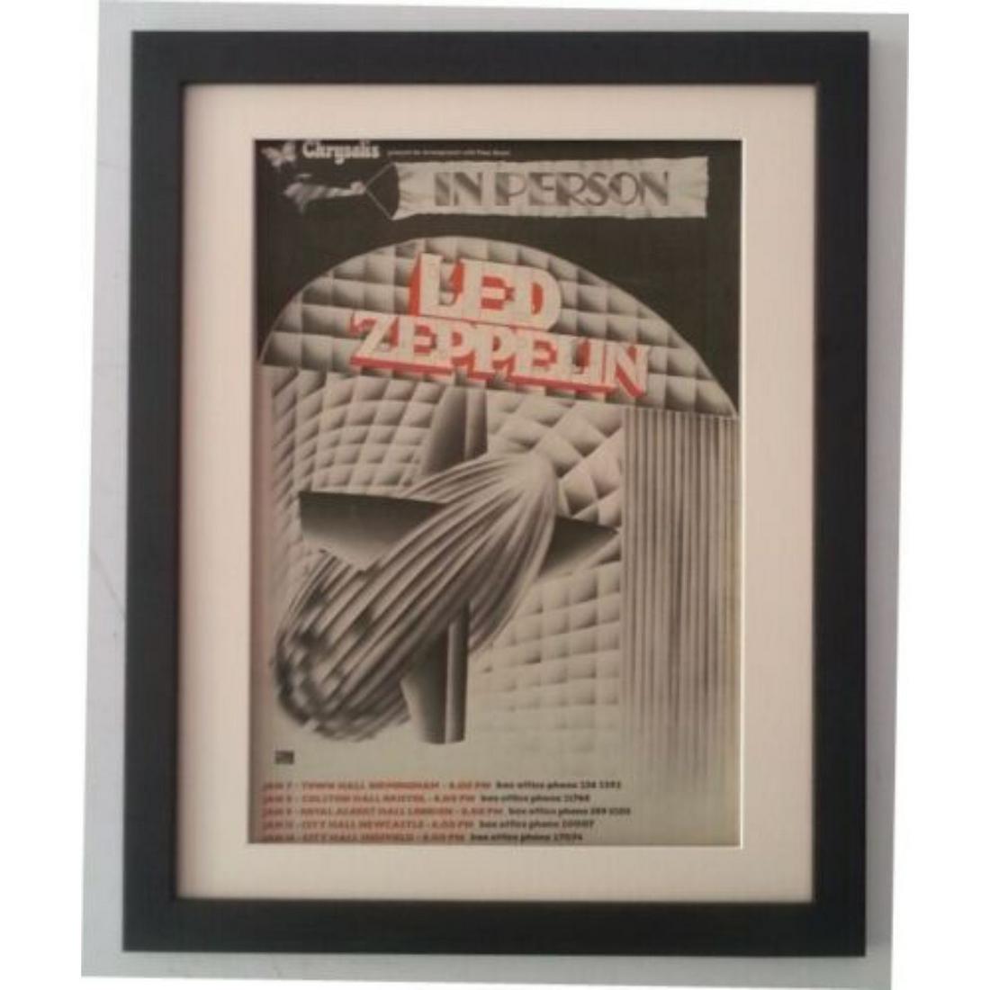 LED ZEPPELIN Jan 1970 UK Tour ORIGINAL POSTER: LED ZEPPELIN Jan 1970 UK Tour ORIGINAL POSTER