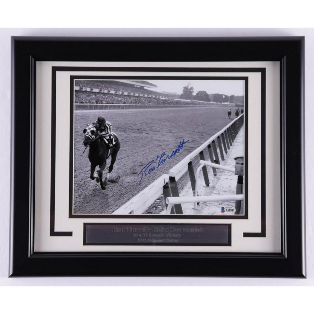 Ron Turcotte Signed 13x16 Custom Framed Photo Display (1 of 3)