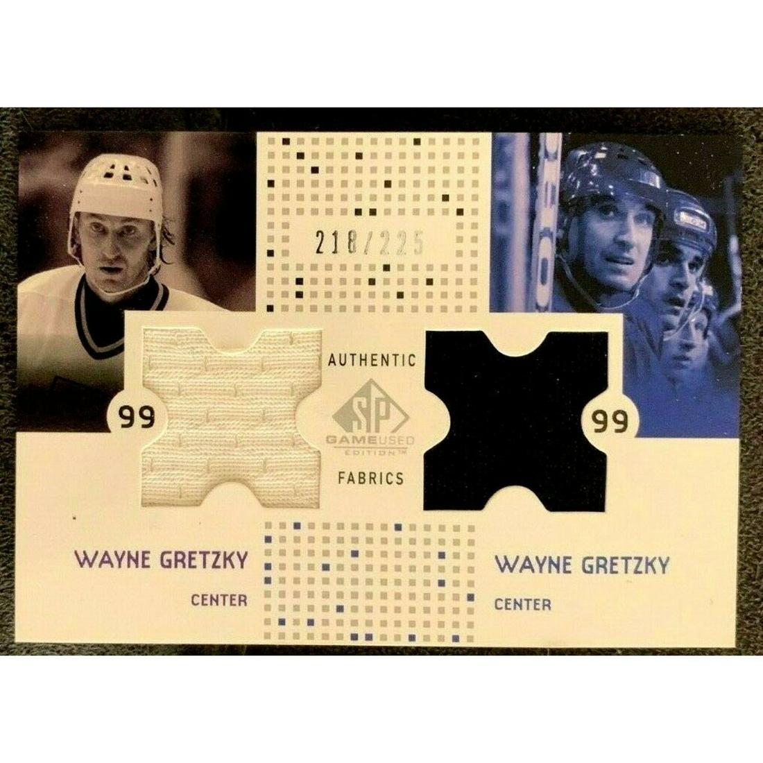Ltd. Ed. 2002/03 SP Game Used Authentic Fabrics WAYNE (1 of 1)