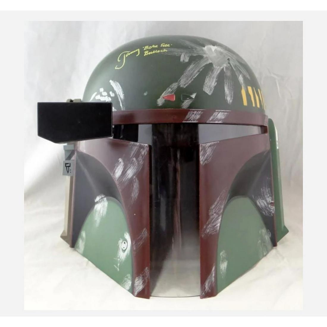 Jeremy Bulloch Autographed Star Wars Boba Fett Helmet (1 of 1)
