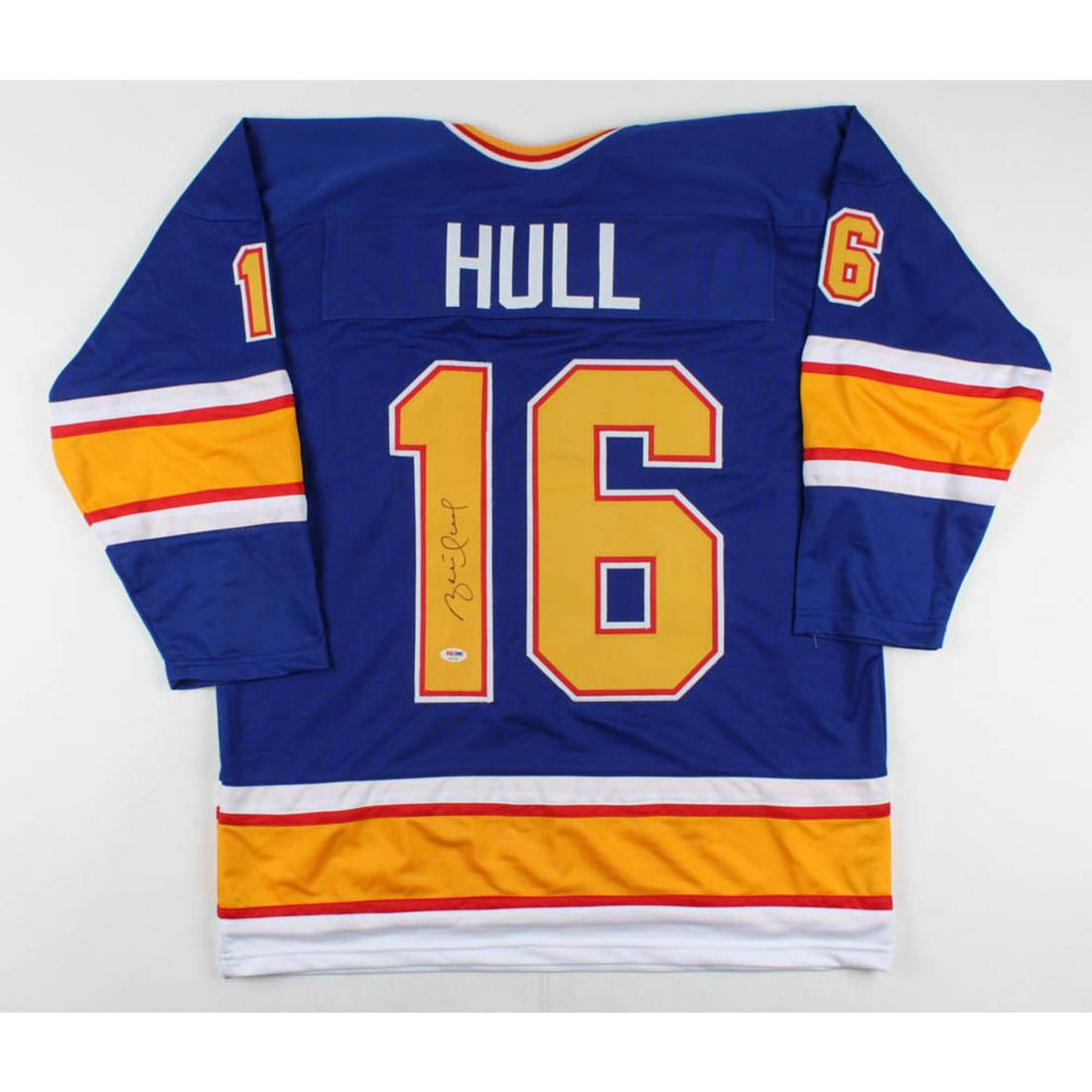 Brett Hull Signed Jersey (PSA COA) (1 of 1)