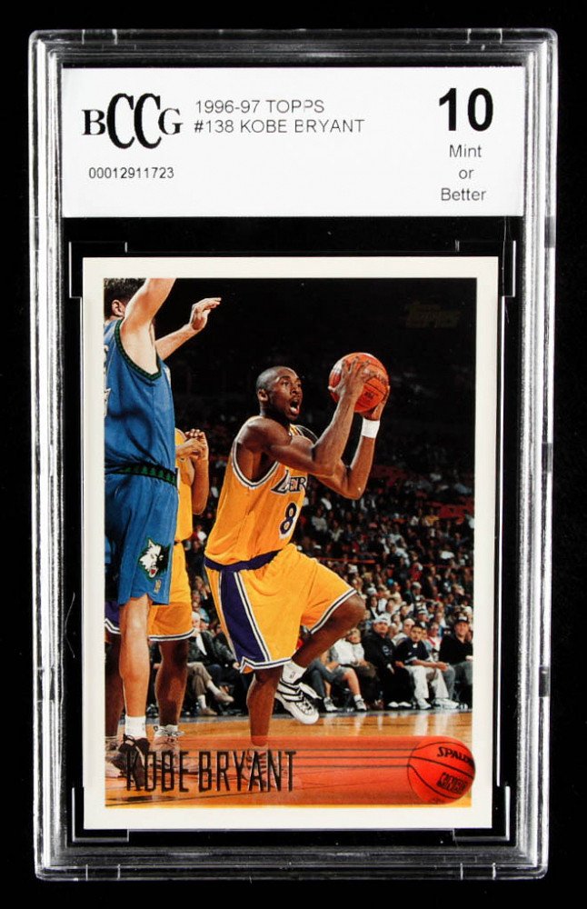 Kobe Bryant 1996-97 Topps #138 RC (BCCG 10) (1 of 1)