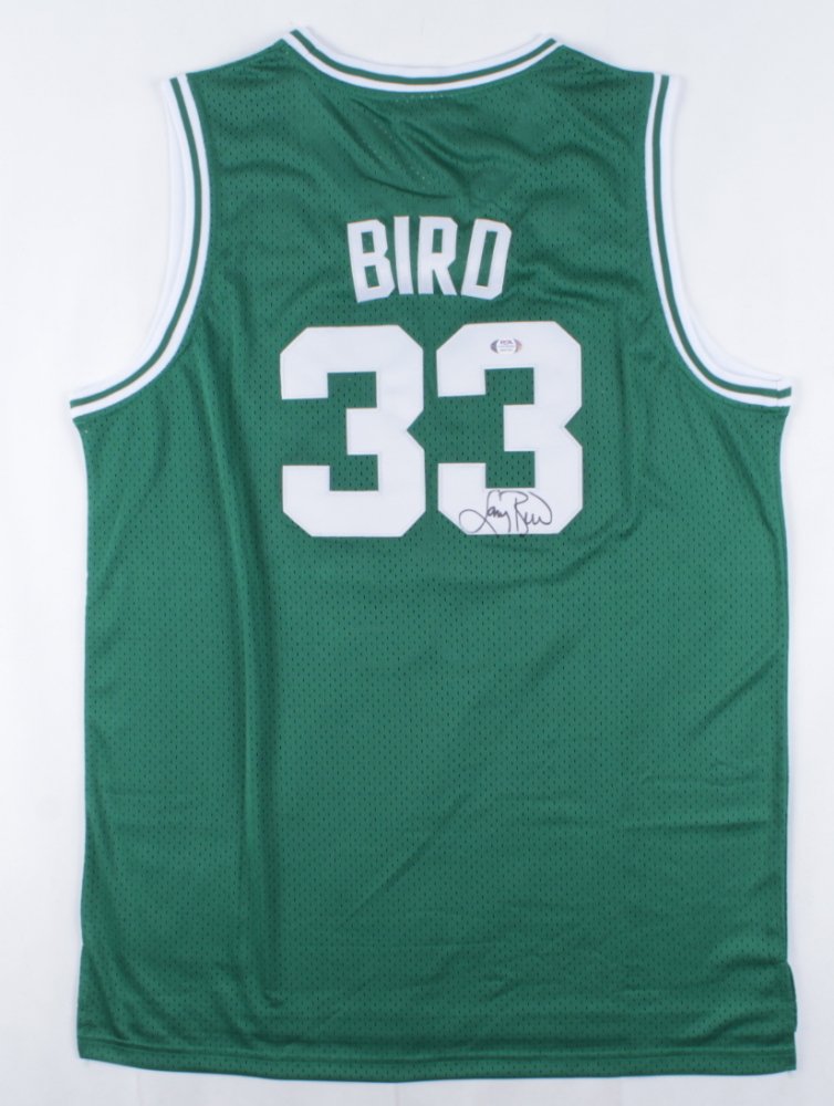Larry Bird Signed Celtics Jersey (PSA COA) (1 of 1)