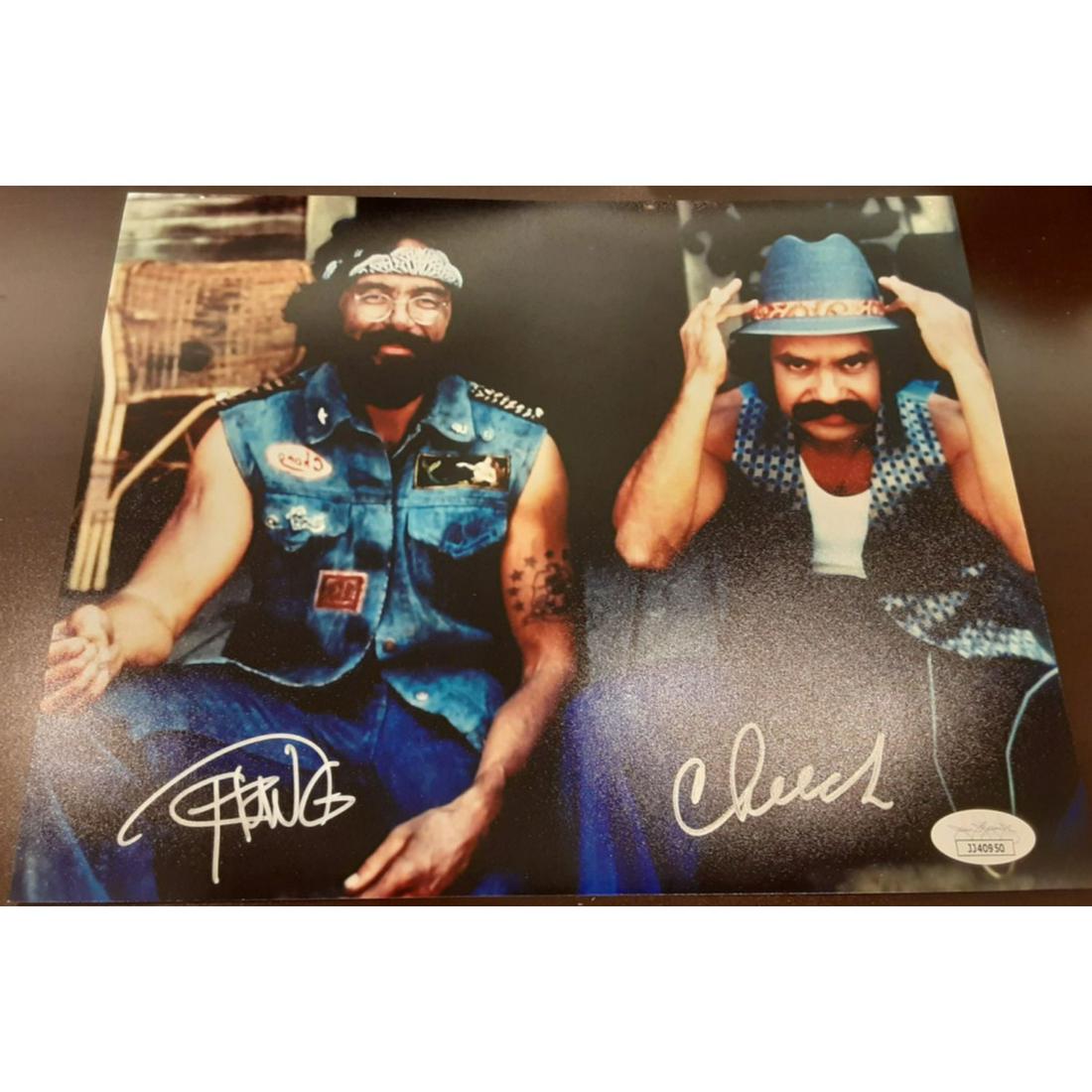 Cheech Marin & Tommy Chong Signed 8x10 Photo (JSA COA) (1 of 1)