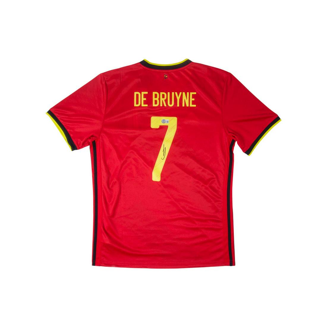 Kevin De Bruyne Signed Royal Belgian Shirt (Beckett: Royal Belgian Shirt Hand Signed by De Bruyne (Beckett Hologram)