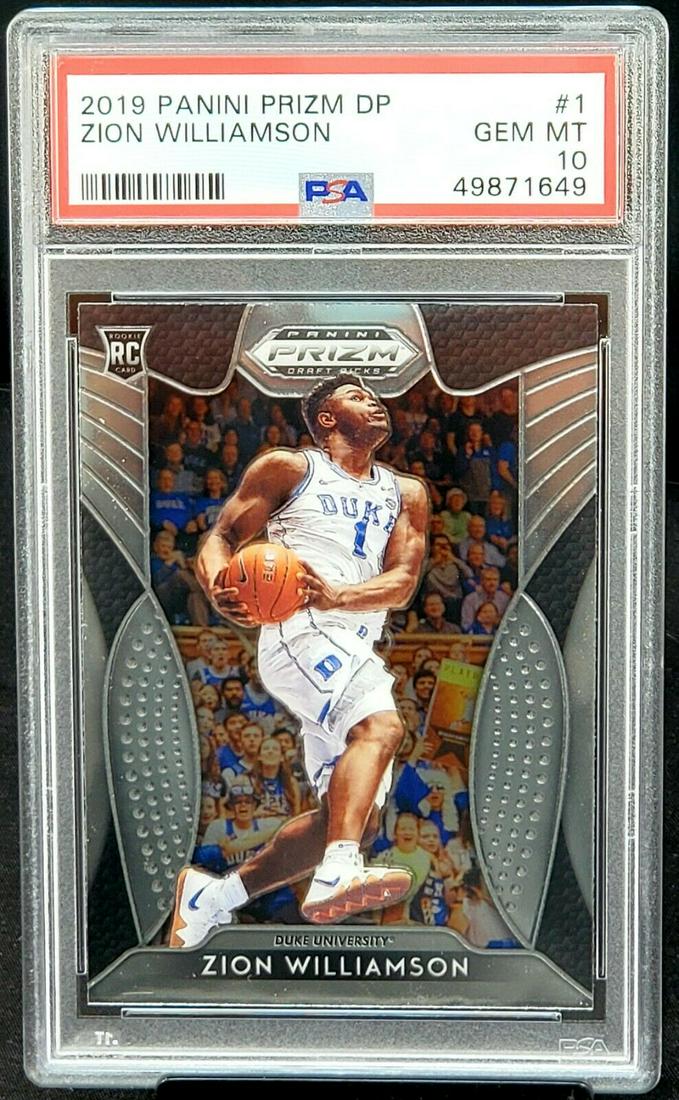 2019 Prizm RC MVP Pelicans ZION WILLIAMSON Rookie Card (1 of 1)