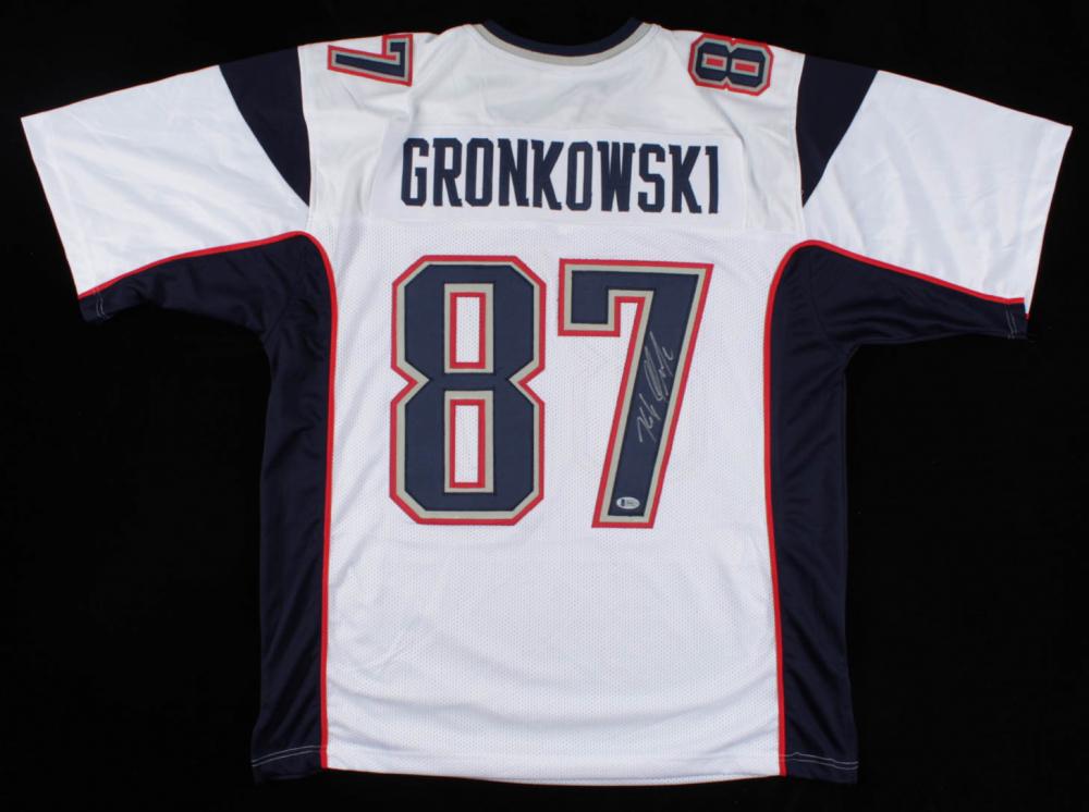 Rob Gronkowski Signed Jersey (Beckett COA) (1 of 2)