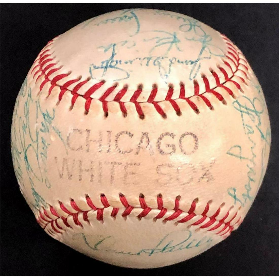 1956 Chicago White Sox team signed baseball PSA COA LOA (1 of 5)