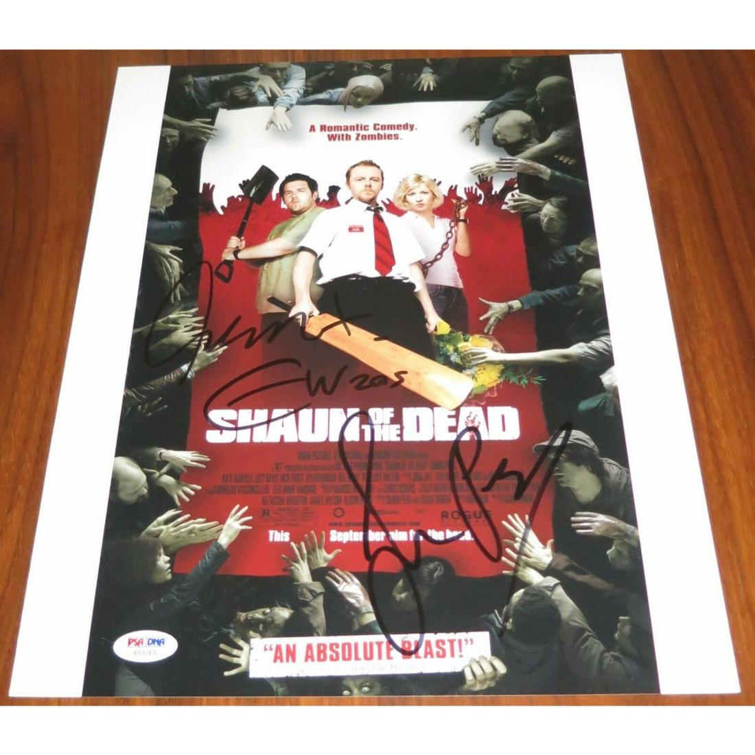Shaun of the Dead Cast Signed 11x14 Simon Pegg Nick (1 of 1)