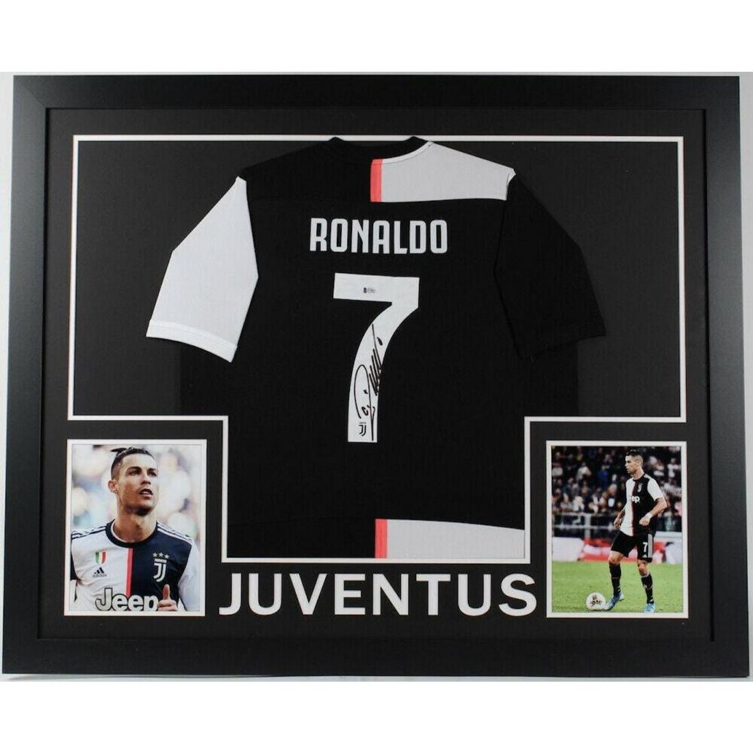 Cristiano Ronaldo Signed 35x43 Custom Framed Jersey (1 of 1)