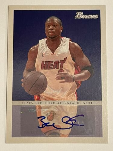 2009 DWYANE WADE TOPPS BOWMAN 48 AUTO (1 of 2)