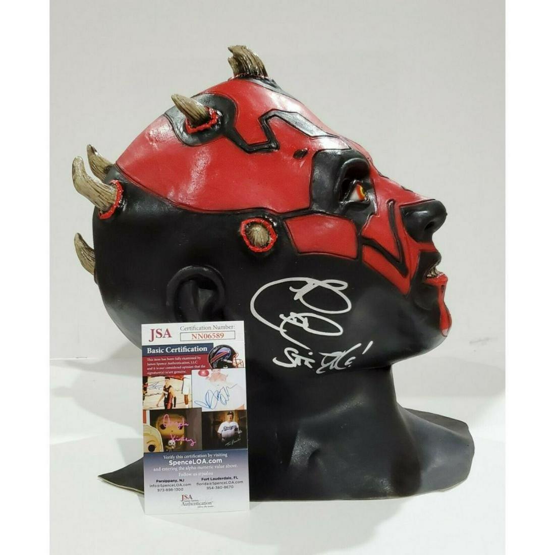 RAY PARK STAR WARS SIGNED DARTH MAUL MASK W/JSA CERT (1 of 1)