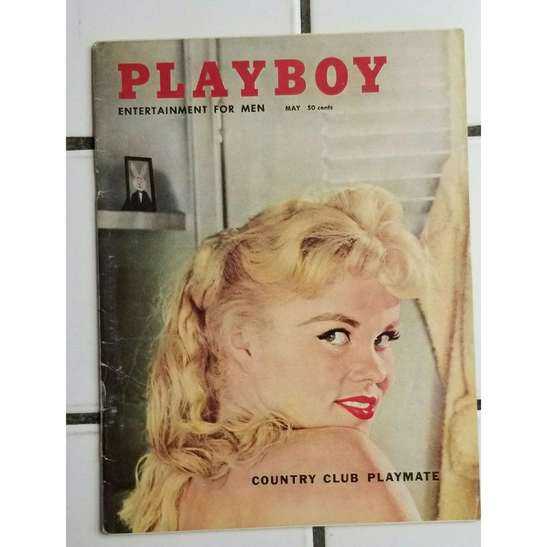RARE Playboy 1958 May magazine in very good condition (1 of 2)