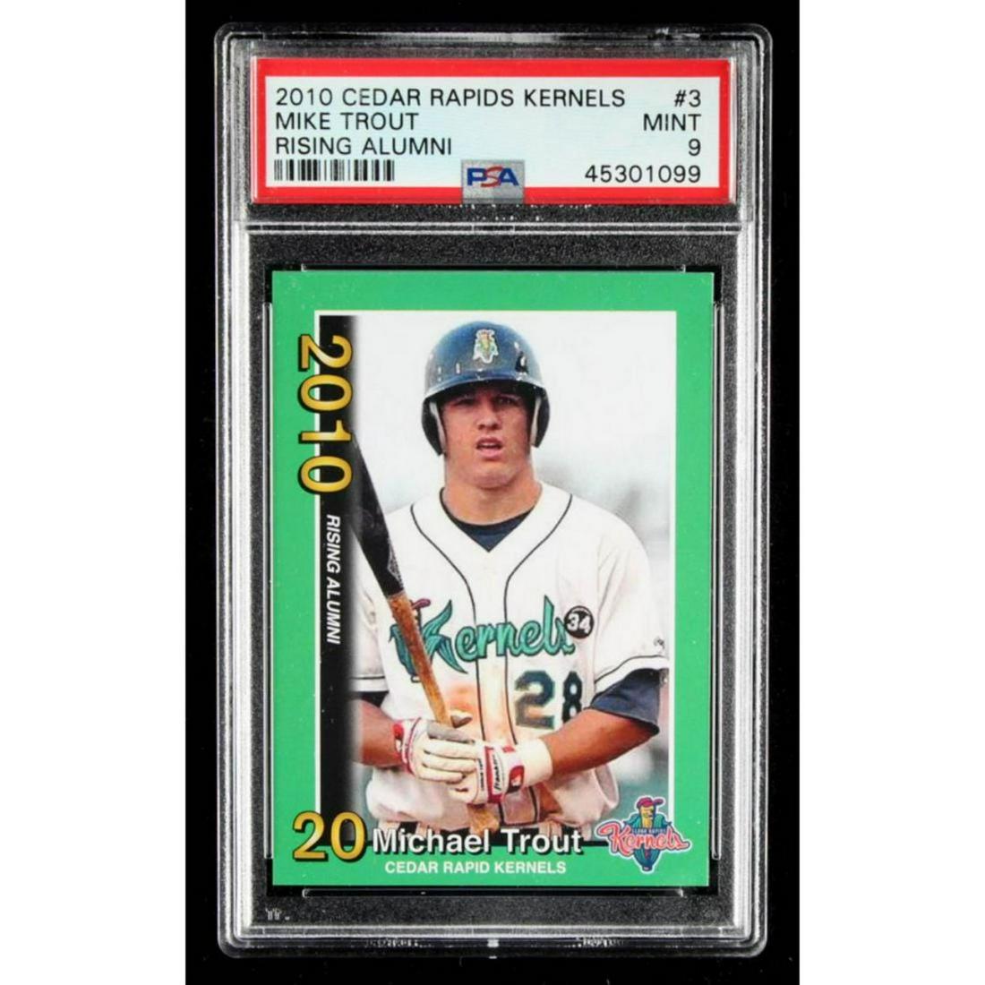 Mike Trout 2010 Cedar Rapids Kernels Rising Alumni Team (1 of 1)