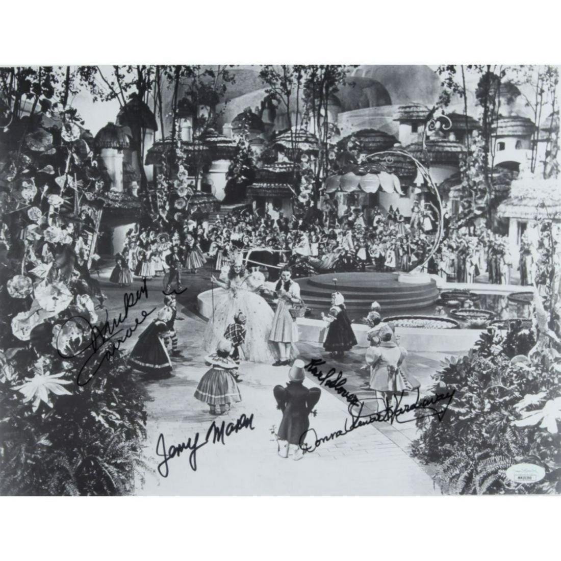 "The Wizard of Oz" 11x14 Photo Signed by (4) with (1 of 1)