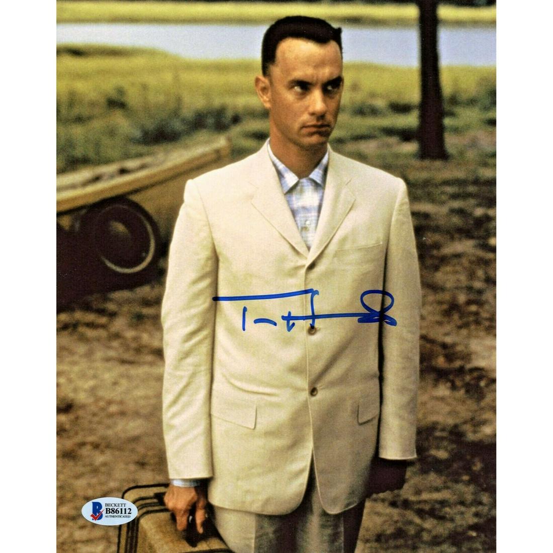 Tom Hanks Autographed 8 x 10 Forrest Gump Suitcase (1 of 1)