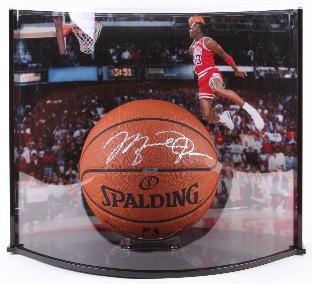 Michael Jordan signed Basketball with UDA COA WOW (1 of 1)