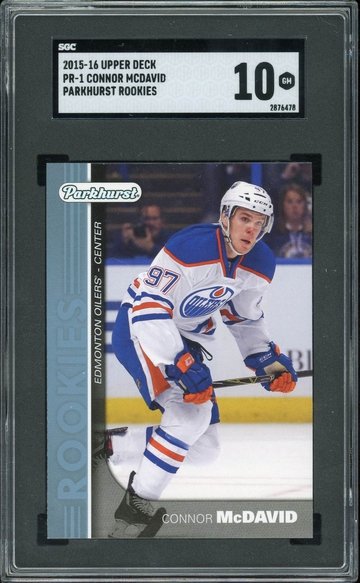 2015 Upper Deck Parkhurst Rookies Connor McDavid SGC 10 (1 of 1)